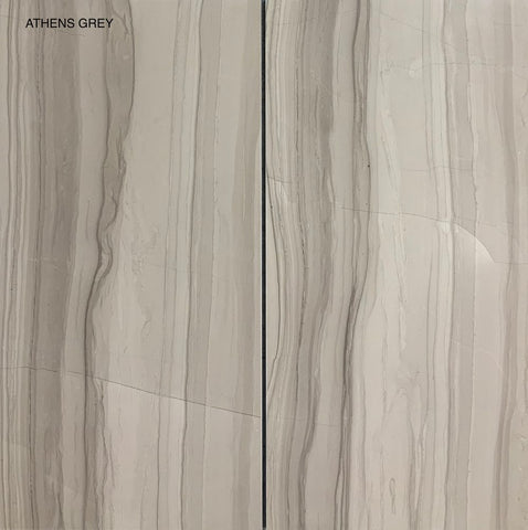 Athens Grey Marble Tile 12' x 24'