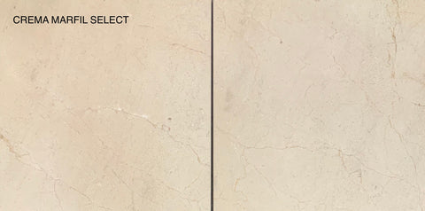 Crema Marfil Select Marble Tile 18' x 24'