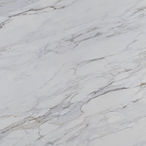 Calacatta Highway 1 #P21 Prefab Quartz Island - 110 x 36 in