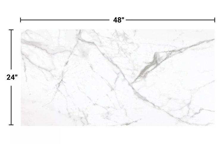 Calcutta White Polished 24"x 48", 48" by 48"