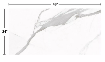 BIANCO POLISHED 24"x 48", 48" by 48"