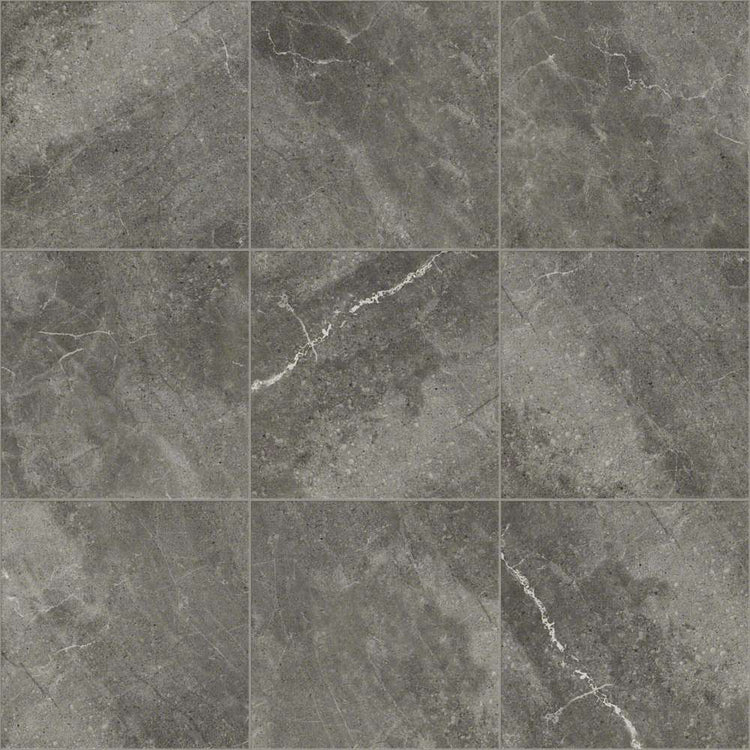 Glazed Ceramic Tile - Dark Grey