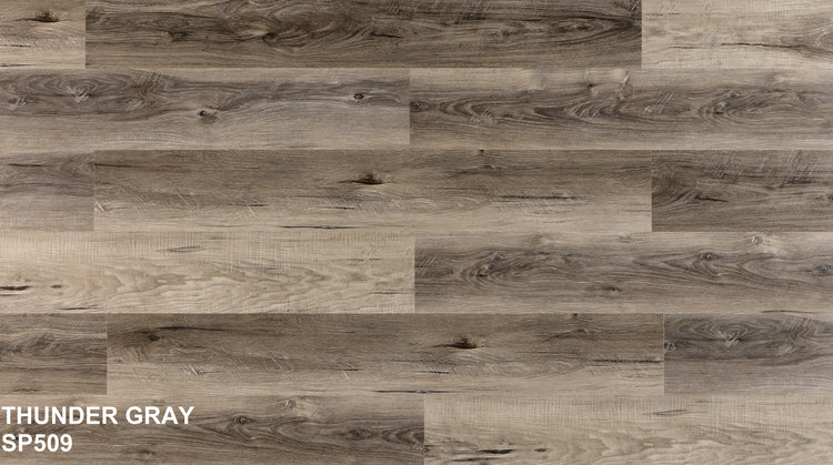 Thunder Gray SPC Vinyl Plank